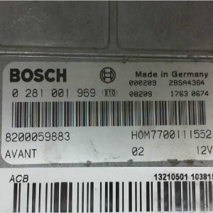0281001969 MOTOR BEYNI RENAULT MEGANE 1.9 8200059883